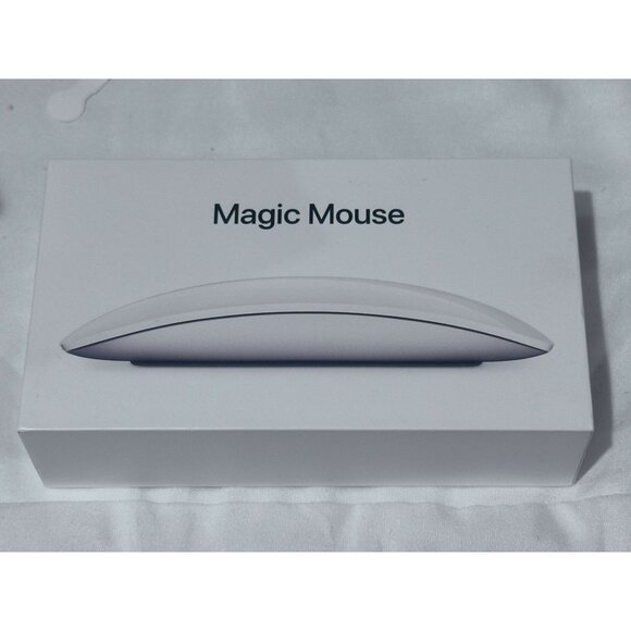 Recyclable Box White Apple Magic Mouse Wireless Empty Model A1657 - Picture 4 of 5